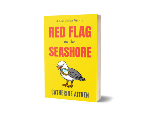 RED FLAG ON THE SEASHORE